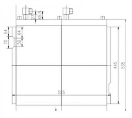 VOE14638977 14638977 Hydraulic Oil Cooler for  EC55 EC55B Excavator